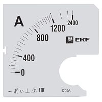 Шкала сменная для A961 1200/5А-1,5 PROxima | код  s-a961-1200 | EKF